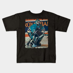 Jimmy Waite, 1994 in San Jose Sharks (0 Shutouts) Kids T-Shirt